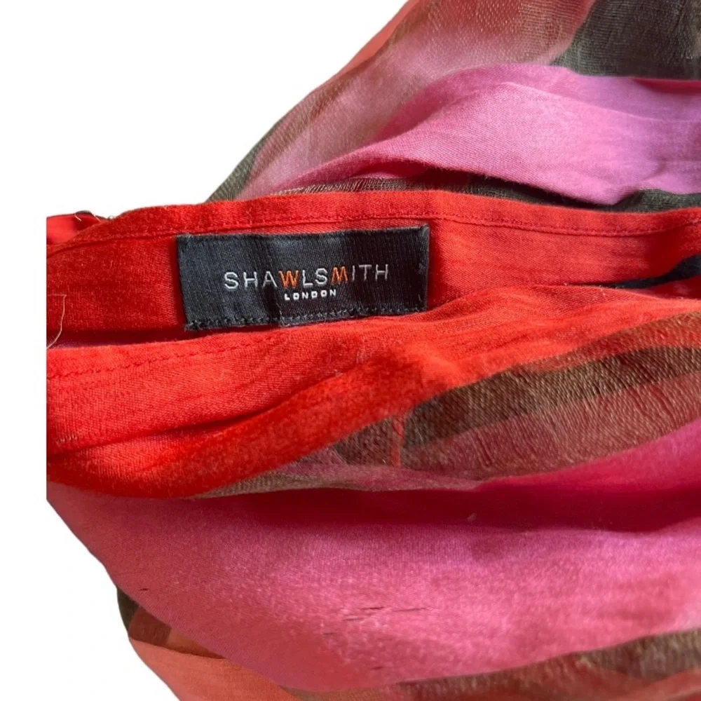 Shawlsmith‎ London Pink and Coral Scarf